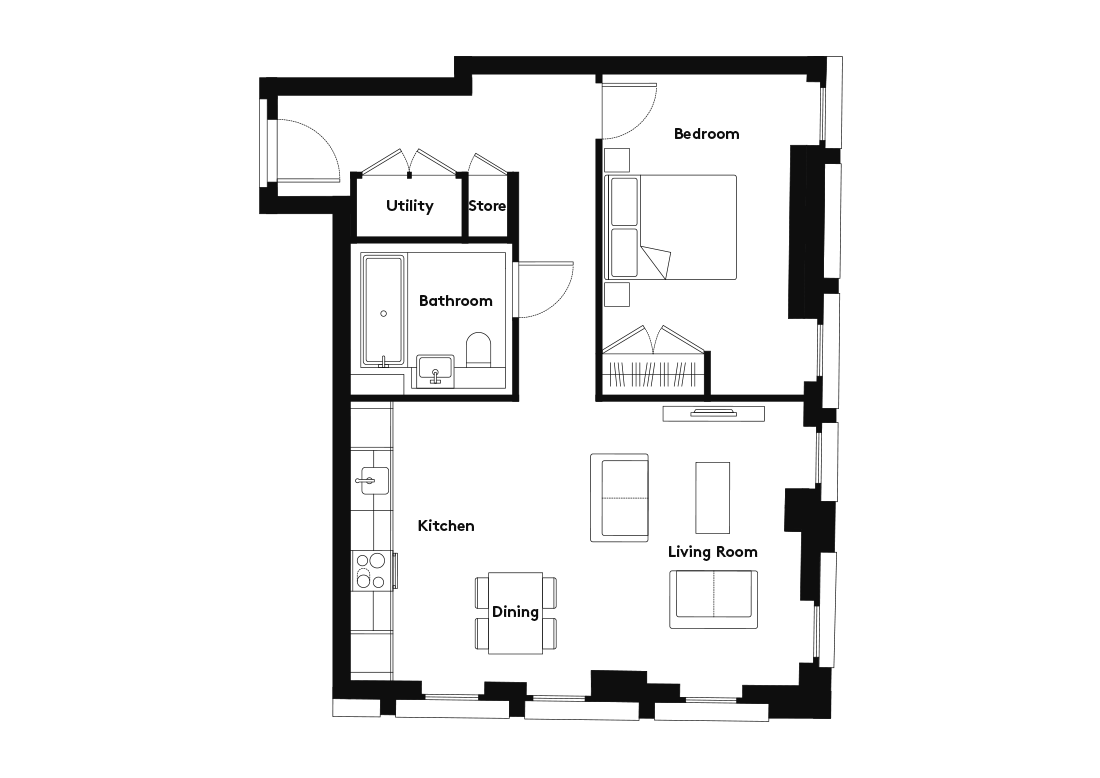 Calico – 102 floorplan